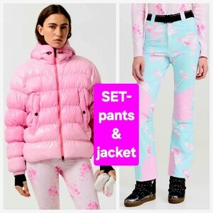 Set - Bogner Loveshackfancy Rosetta Ski Jacket